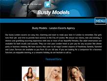 Tablet Screenshot of busty-models.co.uk